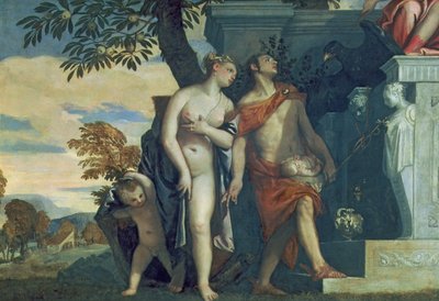 Venere e Mercurio presentano suo figlio Anteros a Giove da Paolo Veronese